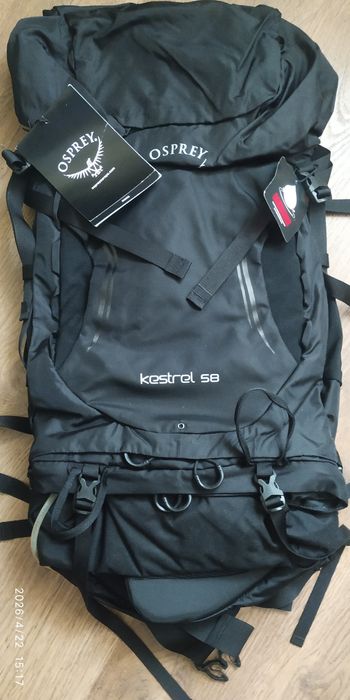 Osprey Kestrel 58 Black