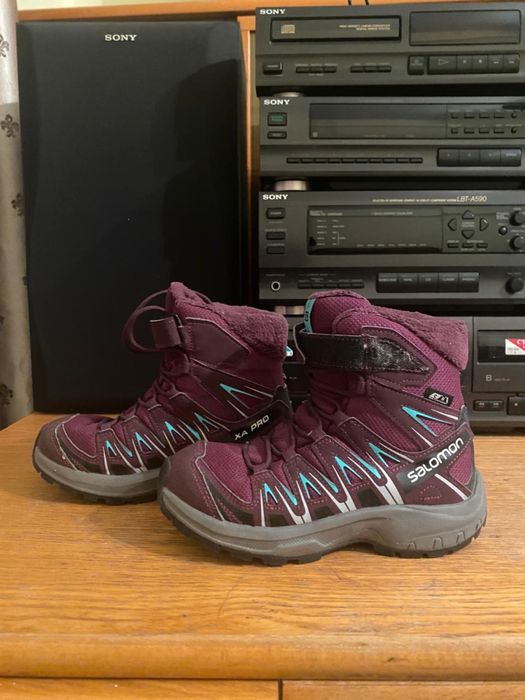 Детские трекинговые ботинки . Salomon.