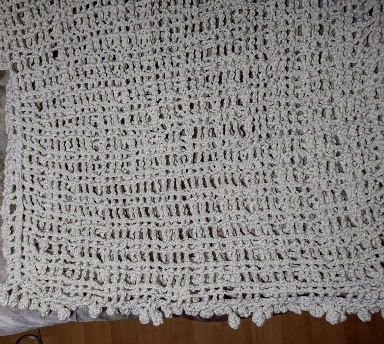 Bluza bumbac, croșetată manual