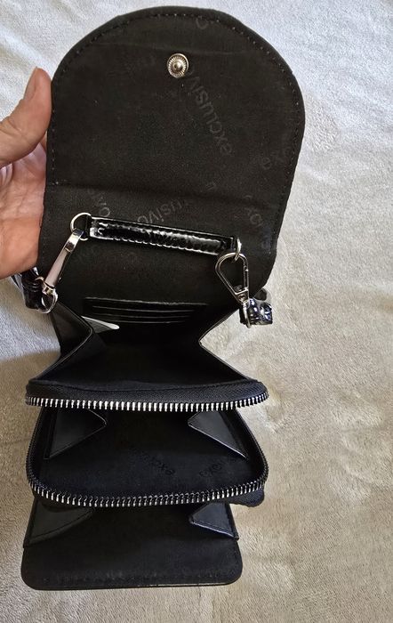 Geanta mini crossbody cu 3 compartimente