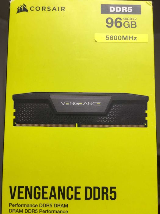 96GB (2x48GB) DDR5 5600MHz Corsair Vengeance