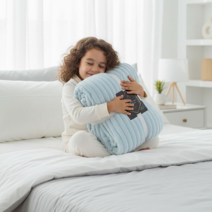 Голямо меко, двулицево одеяло