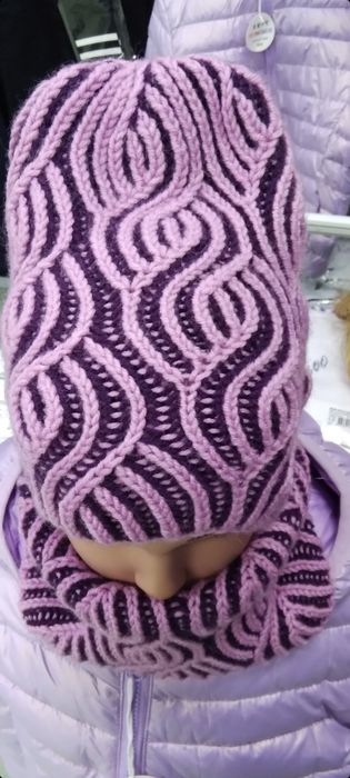 Комплект шапка,  снуд