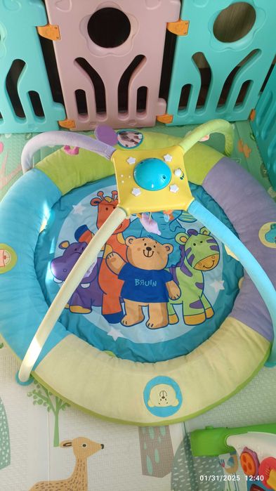 Активна гимнастика със звук и въртележка 120см.