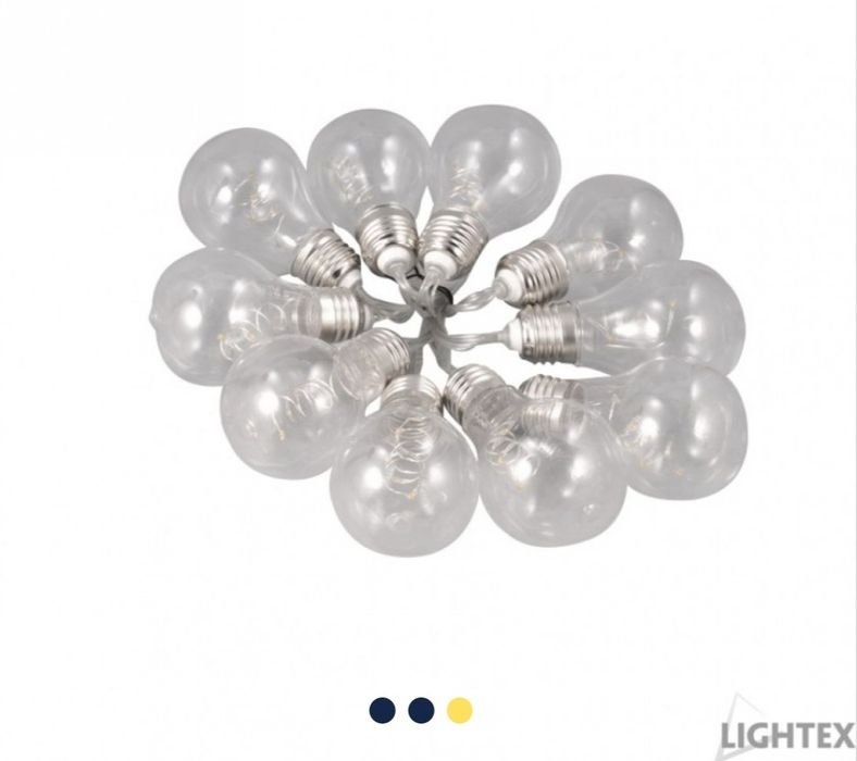 Led соларно въже Lightex Bulp, Соларни лампи крушки