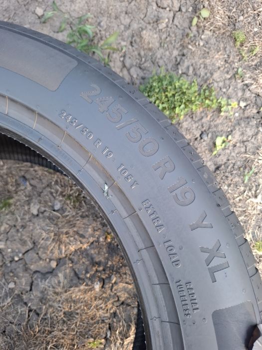Vand 2 anvelope 245 50 19 continental de vara bune ca noi dot 2025