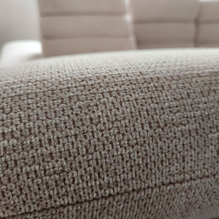 NOU Coltar U form, beige, stofă, extensibil