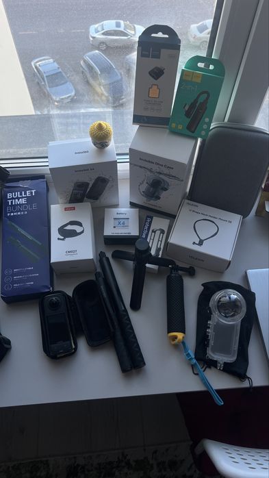 Insta360 x4 полный комплект