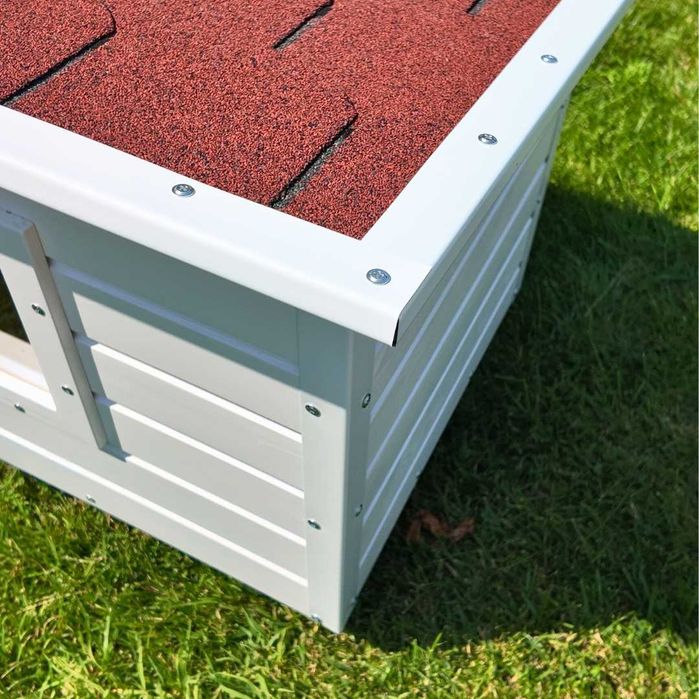 Cusca Caine Izolata Cu Fereastra Si Folie PVC Finisaj Alb Garantie