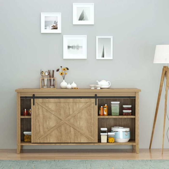 Комплект обков за плъзгащи се врати HOMCOM 180 см с релси