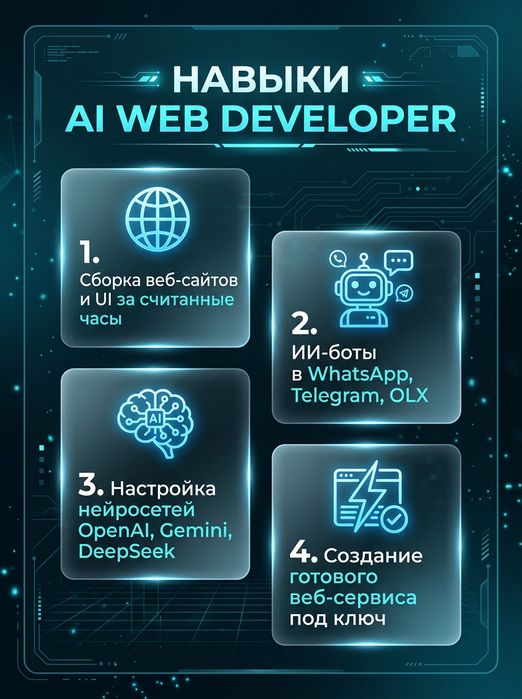Освой профессию 2026 года AI Web Developer за 7 дней