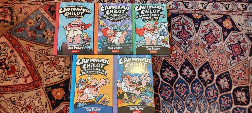 Căpitanul Chilot, Dav Pilkey, vol. 3 și 4
