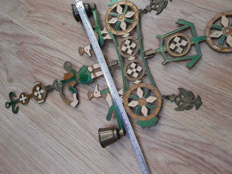 Donariu rusesc din bronz masiv si email