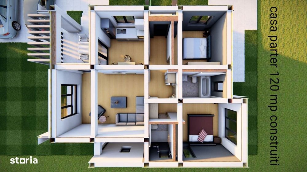 Casa parter finisaje deosebite la cheie