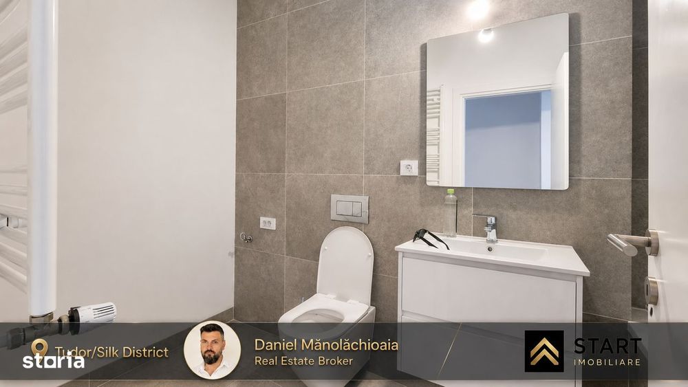 Apartament 3 camere | Silk District | 64 mp Etaj 8 | Parcare acoperită