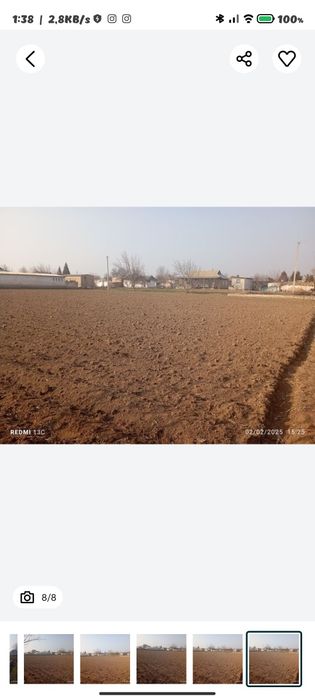 Surxondaryo viloyati Oltinsoy tumanida 27 sotix yer Sotiladi