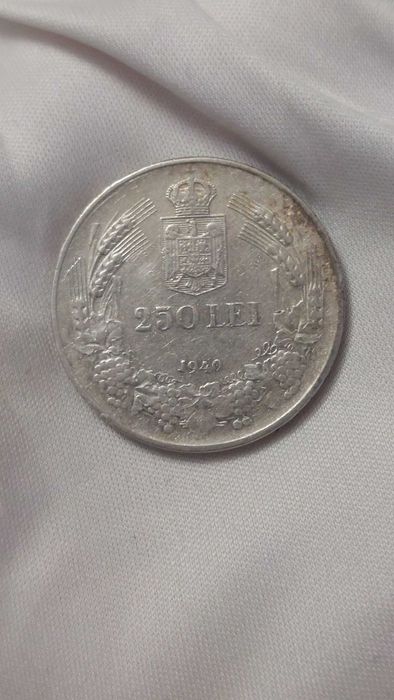 Monede românești 250 lei 1935 si 1940