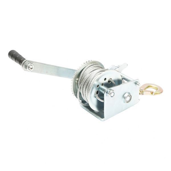 Ръчна лебедка със стоманен кабел 8 м 350 кг