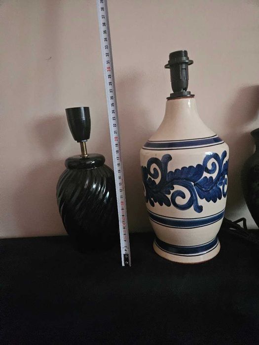 Set de 3 veioze vintage ceramică