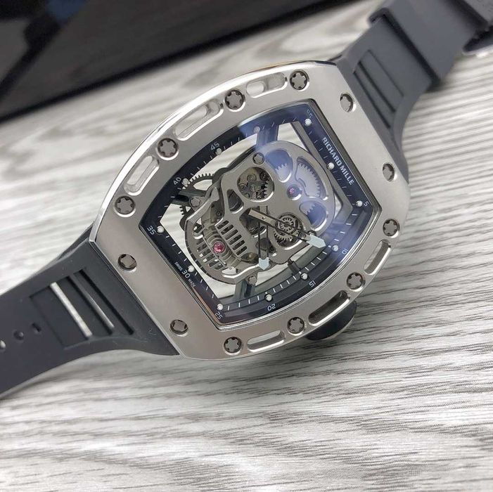 Автоматичен мъжки часовник RM Richard 52-01 Tourbillon Skull Nano