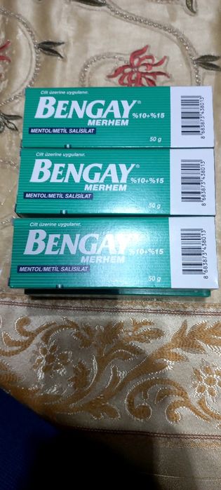 Crema antireumatica  si kanfolin , Bemgay-MERHEM Turcia.
Produs origin