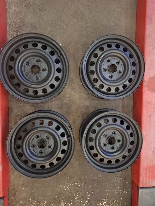 Set 4 jante tablă R15 6Jx15 ET50 – 5 prezoane – stare foarte bună