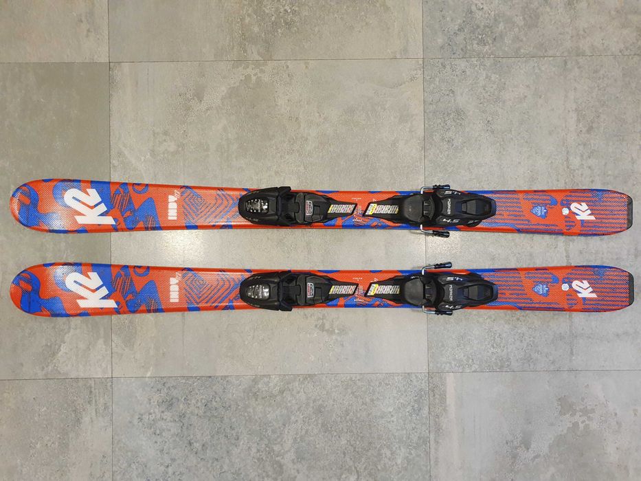 Schiuri copii K2 Indy 112cm cu legaturi Marker FDT 4.5