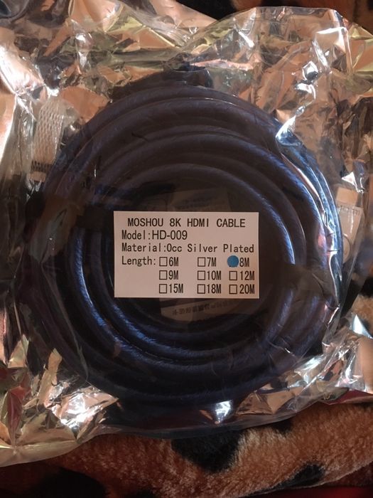 Cablu HDMI 2.1 4k 8 metri