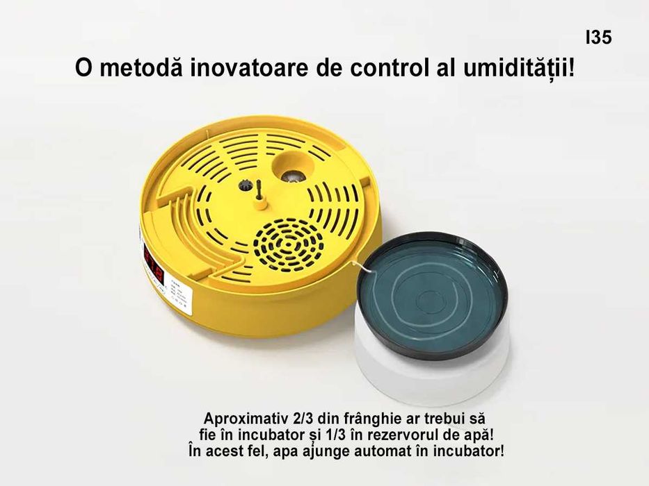 Mini incubator automat pentru 6 ouă