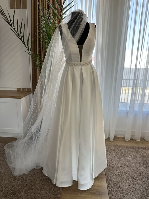 Rochie de mireasa cu buzunare Luminita Balazs