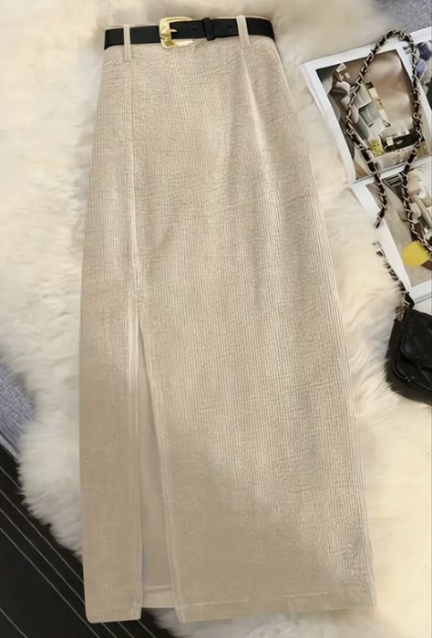 Юбка, бежевая, миди