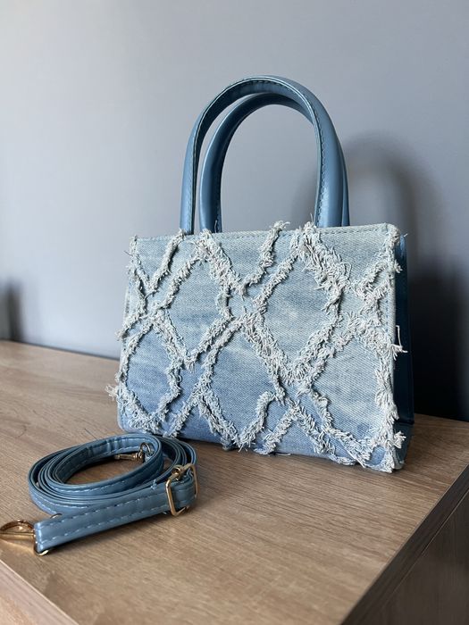 Мини дънкова чанта