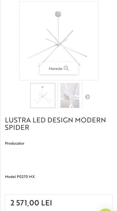 Vand lustra/pedul/ cadelabru led