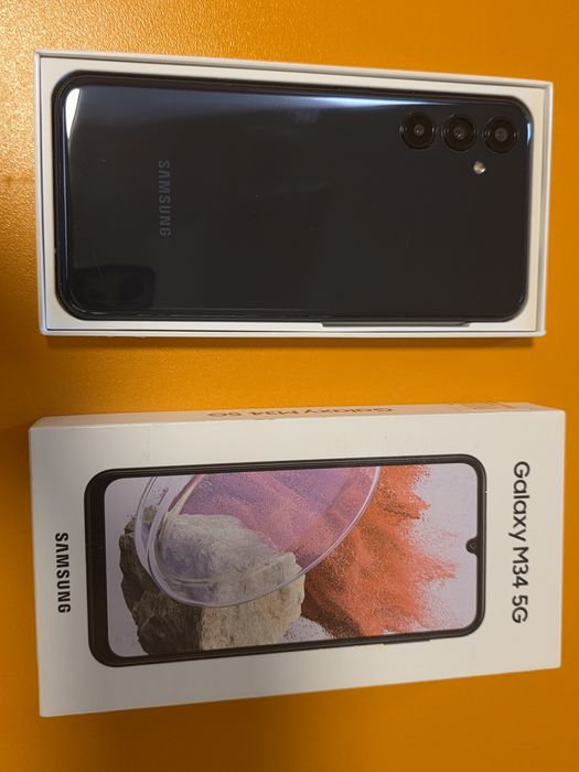 Samsung M34 5G 128gb Dark Blue baterie 6000mAh factura garantie bonus