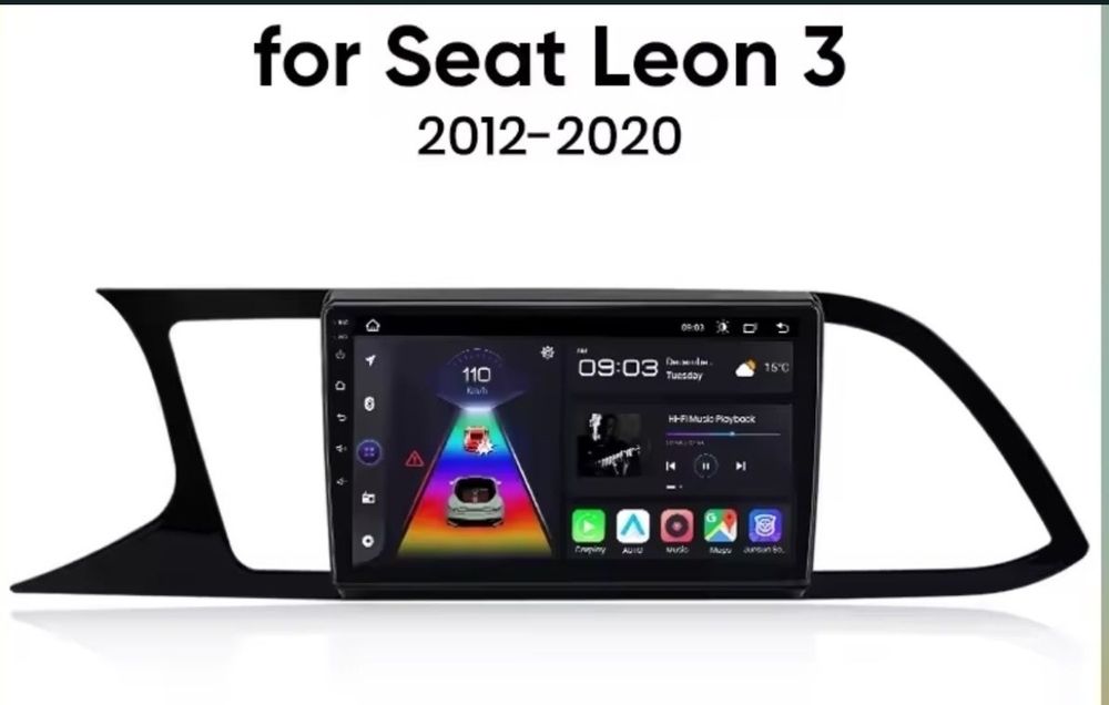 Navigatie Android dedicata pentru SEAT LEON 3 (2012-2020)