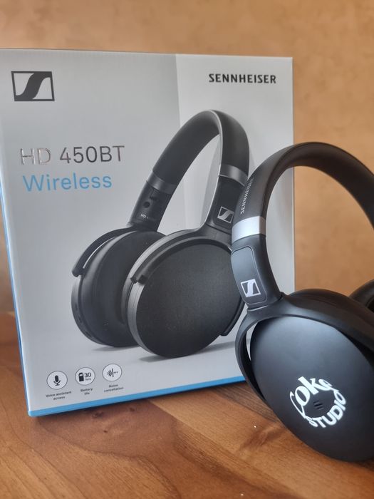 Слушалки с лого на "Krisko beats" Sennheiser HD 450 bt