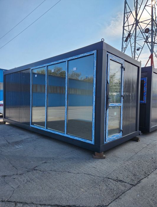 Container modular vitrina fastfood magazin POZE REALE