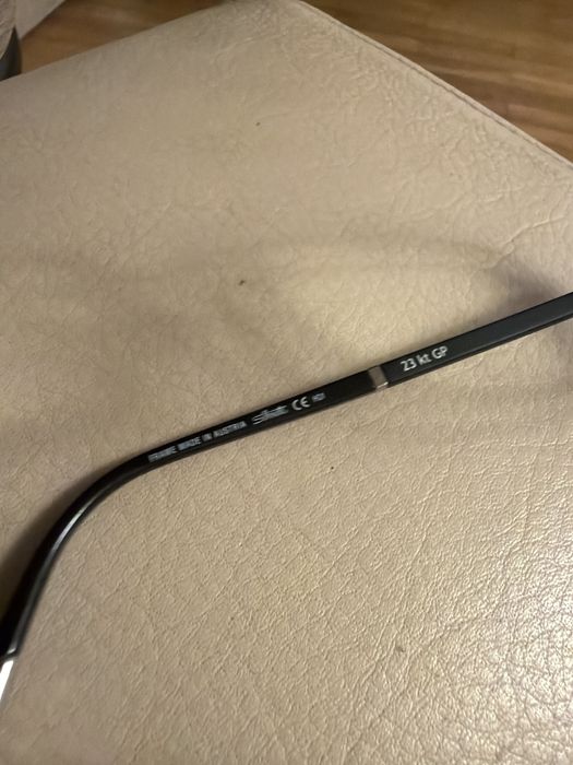 Ochelari vedere Silhouette rame de lux placate cu aur alb. Lentile de distanta scumpe usoare cu toate tratamentele 0,75
