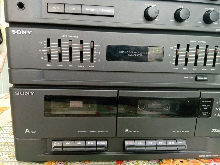 SONY LBT-D205 Tuner/Deck A,B Audio System Made in malaysia