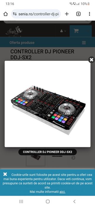 Consola pioneer sx2 accesori