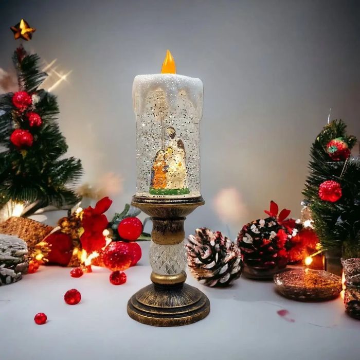 Дева-Мария  LED свеча на Рождество