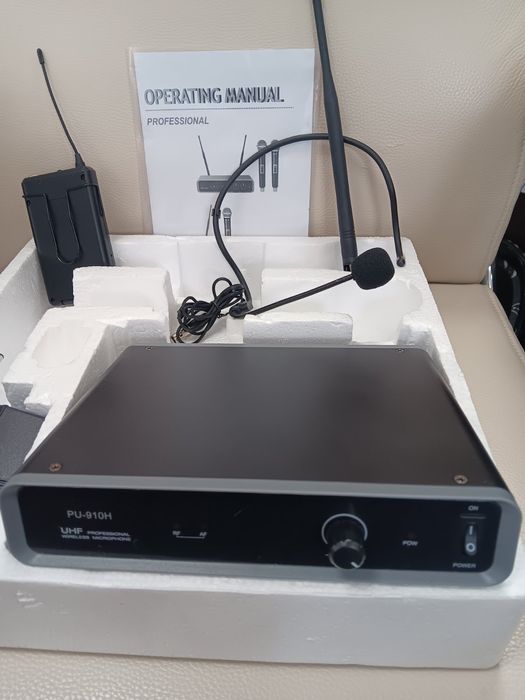 безжичен микрофон за глава Headset PU-910H