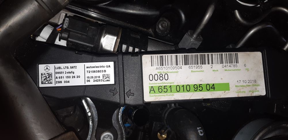 Motor mercedes sprinter 651.955 bi-turbo, dezmembrari sprinter