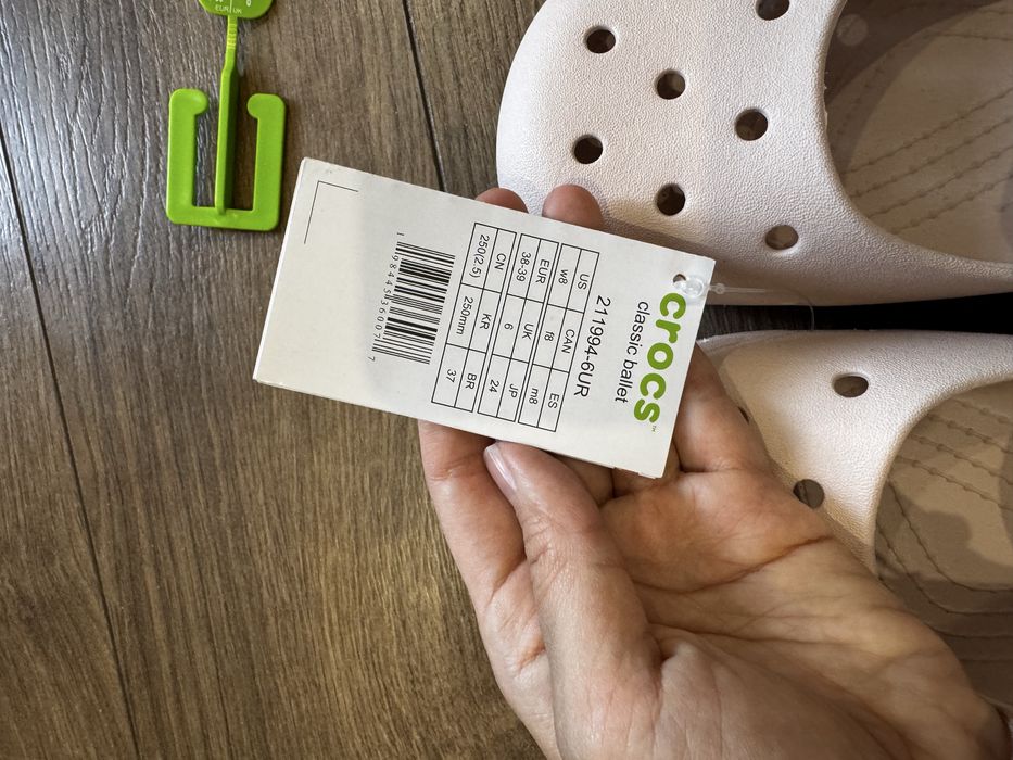 crocs ballet розовые 38-39 размер