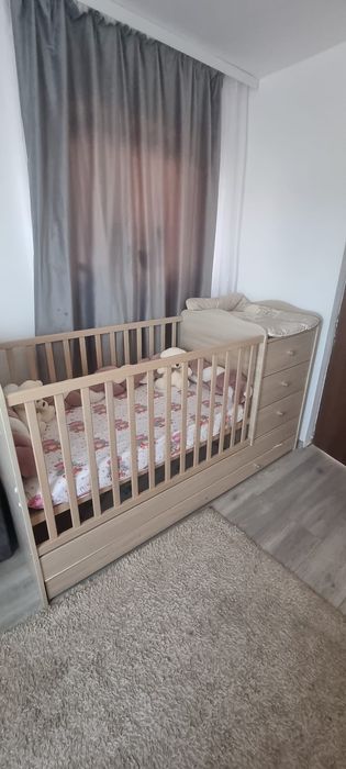 Pătut bebe cu saltea