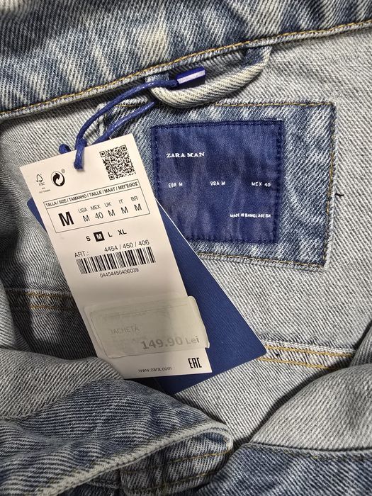 Jacheta jeans  Zara