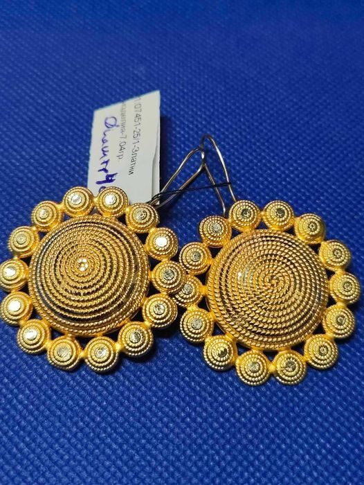 Обеци от 14к Злато 7.04гр.-като нови!