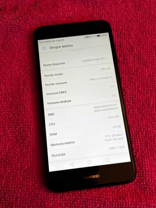 Huawei P8 Lite 2017 – stare foarte bună