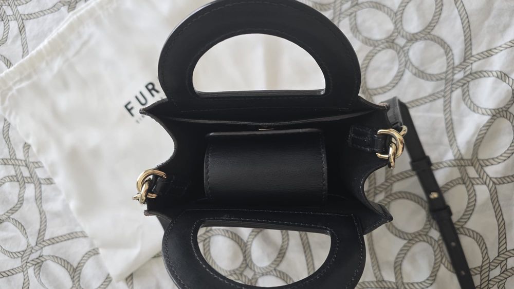 Чанта Furla в бежово и черно