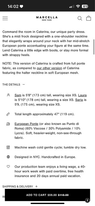 Бяла рокля Marcella NYC